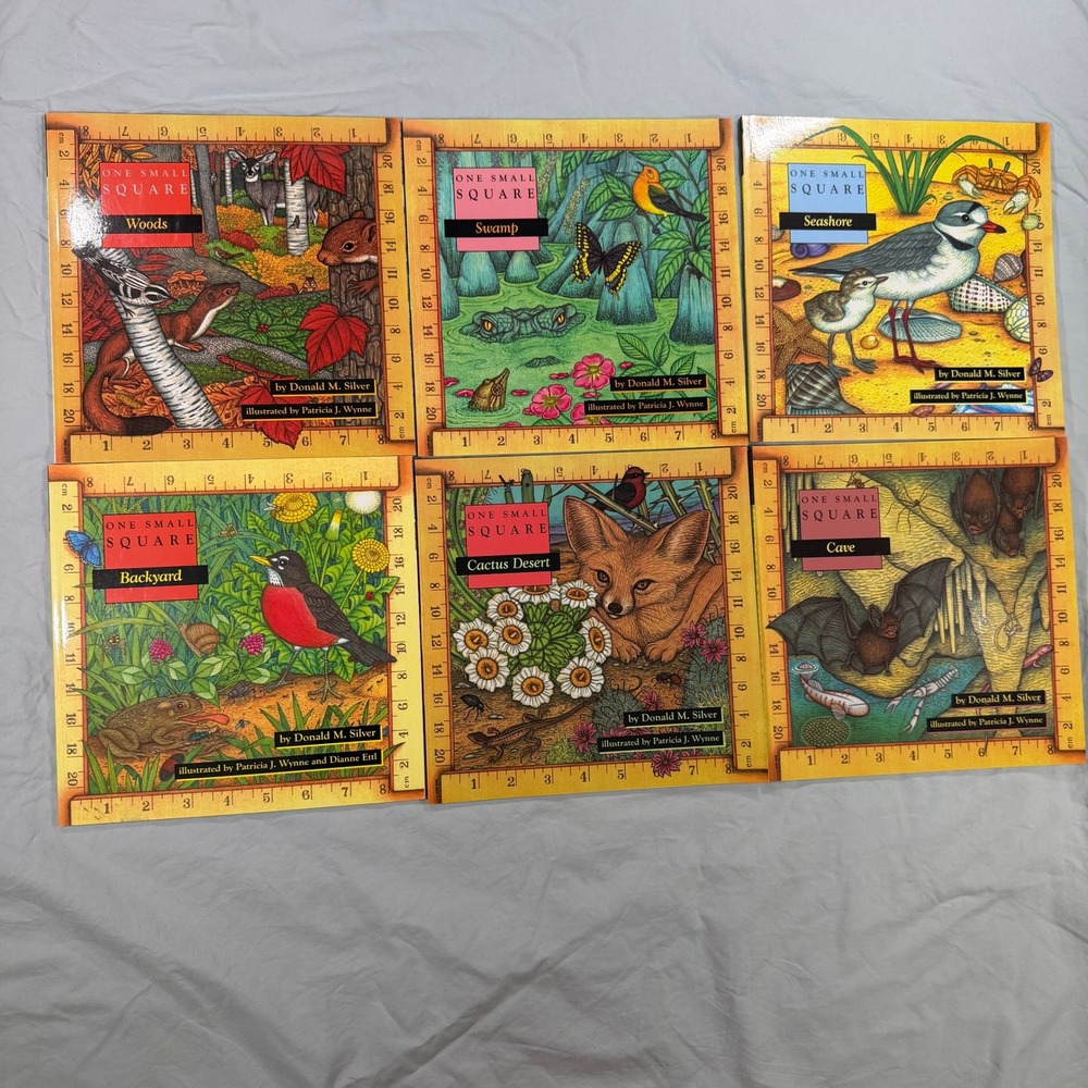 One Small Square Science Nature Book Lot of 6 Donald M Silver Paperback